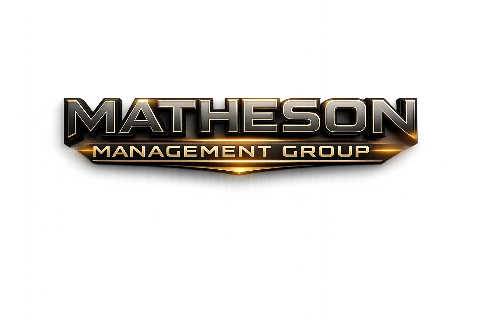 The MathesonManagementGroup metallic emblem.